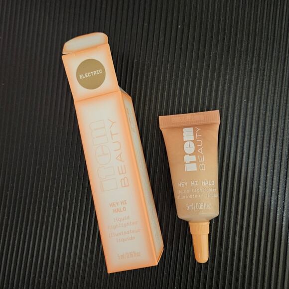 Item Beauty Hey Hi Halo Liquid Highlighter Electric ~ Deluxe Sample Size - Picture 1 of 8
